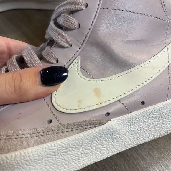 Nike Blazer Mid Premium Sneakers Lilac White Women's US 7.5 EUR 38.5 - Picture 6 of 8